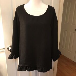 Elegant Black Women's Top